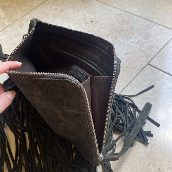 Zara suede fringe clutch - Picture 6 of 7